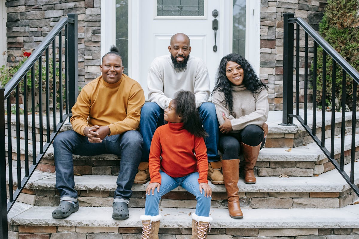 Diaspora family at home together — where care belongs